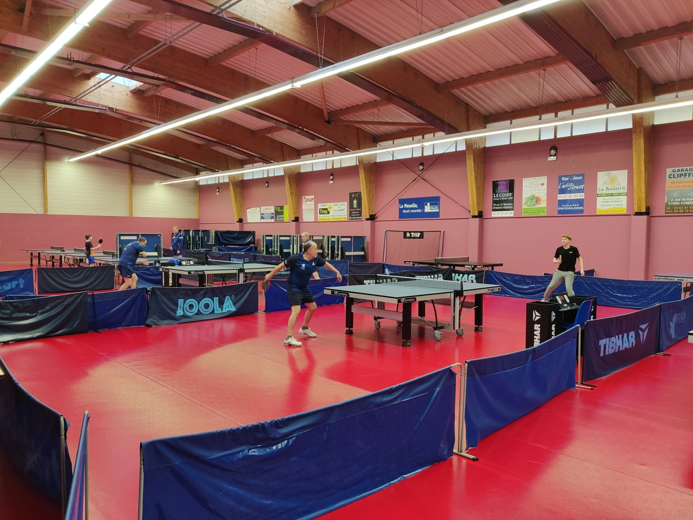 Entraînement à la salle de Remsing